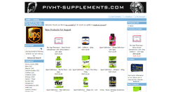 Desktop Screenshot of pivht-supplements.com